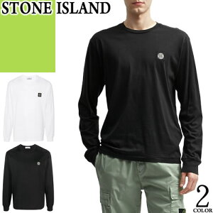 �X�g�[���A�C�����h STONE ISLAND ����T T�V���c �����Y ���� 2026�N�t�ĐV�� ���S �N���[�l�b�N �ێ� �u�����h ��100% �傫���T�C�Y ������� �� �� �u���b�N �z���C�g SLIM FIT LS T-SHIRT WITH COMPASS PATCH 