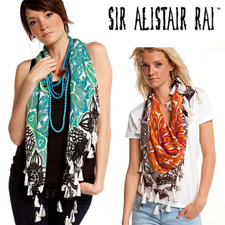 楽天市場】サーアリステアレイ Sir Alistair Rai スカーフ ストール 