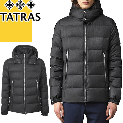 タトラス ドミッツィアーノ TATRAS DOMIZIANO ダウン ダウンジャケット メンズ 2021年秋冬新作 ウール ブランド 大きいサイズ  細身 暖かい 軽量 チャコール グレー | MSS（エムエスエス）