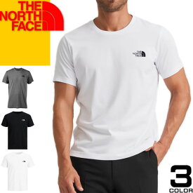 ノースフェイス THE NORTH FACE Tシャツ 半袖 クルーネック 丸首 メンズ 2024年春夏新作 シンプルドーム ワンポイント プリント 大きいサイズ ブランド 白 黒 ホワイト ブラック グレー SIMPLE DOME TEE NF0A87NG [ゆうパケ発送]