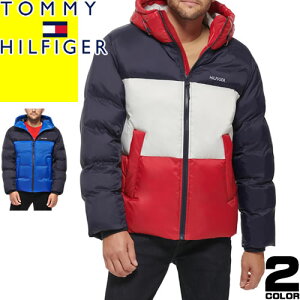 g~[qtBK[ TOMMY HILFIGER _E _EWPbg  u] AE^[ Y t[ht y  h ʋ ʊw 傫TCY uh lCr[ gR[ HOODED PUFFER JACKET