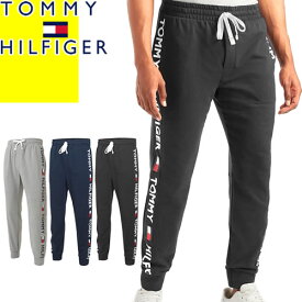 トミーヒルフィガー TOMMY HILFIGER スウェット パンツ ジョガーパンツ メンズ サイドロゴ ゆったり スポーツ 大きいサイズ ブランド 黒 ブラック ネイビー グレー MODERN ESSENTIALS LOGO LOUNGE JOGGER 09T3753