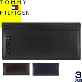 トミーヒルフィガー TOMMY HILFIGER 財布 長財布 かぶせ 小銭入れあり メンズ 2024年春夏新作 レザー 本革 大容量 ブランド プレゼント 黒 茶 ブラック ブラウン ネイビー CAMBRIDGE SECRETARY WITH ZIP & VALET 31TL19X019 [ネコポス発送]