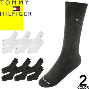 g~[qtBK[ TOMMY HILFIGER C N[\bNX O\bNX 6Zbg 6g Y S hJ AJW X|[c uh    ubN zCg CREW SOCKS 6PACK TVM211CR05 [