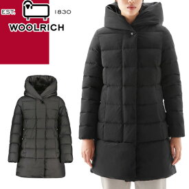 ウールリッチ WOOLRICH ダウン ダウンジャケット ダウンコート パフィーパーカ PUFFY PARKA レディース 2023年秋冬新作 アウター 撥水 防風 フード付き ロング きれいめ 軽量 ブランド 黒 ブラック CFWKOU0408FR UT2740