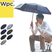 wpc w.p.c 折りたたみ傘 傘 日傘 雨傘 UX003 メンズ レディース 2024年春夏新作 耐風傘 晴雨兼用 UVカット 軽量 丈夫 大きい おしゃれ 65cm 無地 ストライプ チェック 黒 紺 ブラック UNISEX WIND RESISTANCE FOLDING [S]