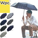 wpc w.p.c 折りたたみ傘 傘 日傘 雨傘 UX003 メンズ レディース 2025年春夏新作 耐風傘 晴雨兼用 UVカット 軽量 丈夫 大きい おしゃれ 65cm 無地 ストライプ チェック 黒 紺 ブラック UNISEX WIND RESISTANCE FOLDING [YP発送]
