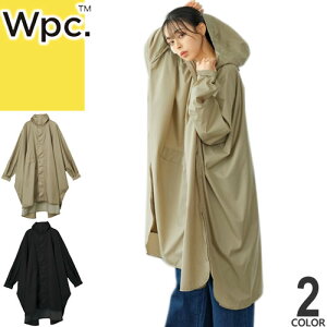 wpc w.p.c C|` CR[g fB[X Y 2025NtĐV ] t[ht y 킢 ʋ ʊw O uh  ubN x[W WATER REPELLENT RAIN PONCHO R006-001-201 [C