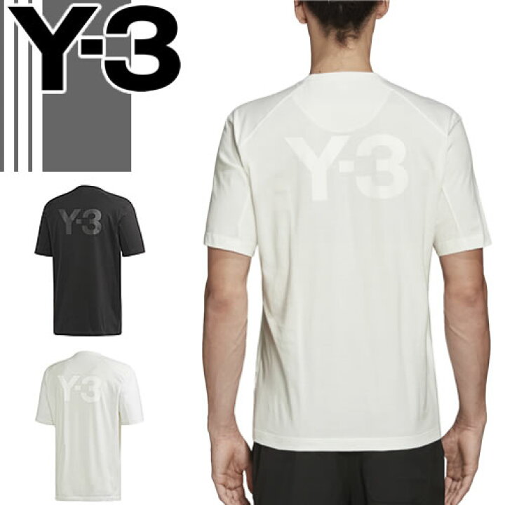 楽天市場 Y 3 ワイスリー ヨウジヤマモト Adidas Tシャツ 半袖 クルーネック 丸首 メンズ 22年春夏新作 ロゴ プリント 大きいサイズ ブランド 黒 白 ブラック ホワイト M Classic Back Logo Ss Tee Fn3348 Fn3349 ゆうパケ発送 Mss エムエスエス