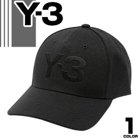 ワイスリー Y-3 ヨウジヤマモト アディダス adidas 帽子 キャップ ベースボールキャップ メンズ レディース 2024年春夏新作 ロゴ 刺繍 深め 大きいサイズ かっこいい ブランド 黒 ブラック LOGO CAP IY0104