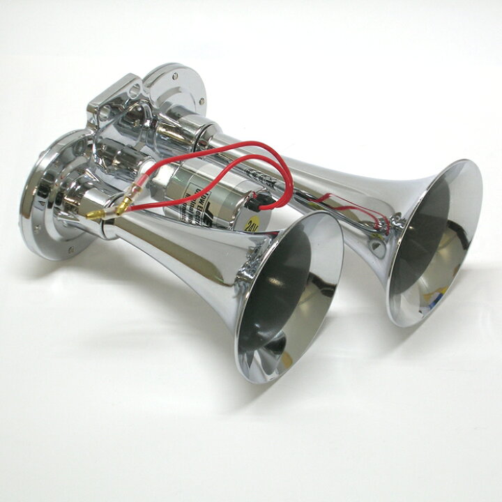 楽天市場】ミニヤンキーホーン200 24V車用 トラック クロームメッキ 