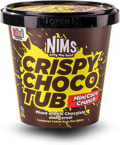 NIMS(�j���X) CRISPY CHOCO TUB - MINI COCO CRUNCH - �N���X�s�[�`���R�^�u �~�j �R�R�N�����` 140g �[ �`���R�V���A�� �~���N�`���R���[�g �U�N�U�N�H�� �Z�� �Ƃ낯�� �`���R�R�[�e�B���O �X�i�b�N ASMR 