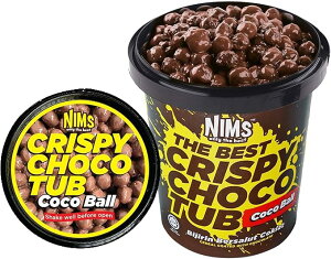 NIMS(�j���X) CRISPY CHOCO TUB - COCO BALLL - �N���X�s�[�`���R�^�u �R�R�{�[�� 250g �`���R�V���A�� �~���N�`���R���[�g �U�N�U�N�H�� �Z�� �Ƃ낯�� �`���R�R�[�e�B���O �X�i�b�N ASMR �n���[���F�� 