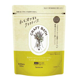 CRAFT BATH u₩OX̍(400g) ~l  J ₦ Y zzo ێ