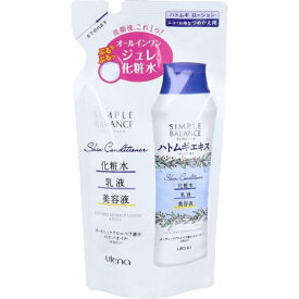 シンプルバランス ハトムギローション つめかえ(220ml) 化粧水 フェイスローション スキンローション 詰め替え保湿液 スキンコンディショナー オールインワン ジュレ ハトムギエキス