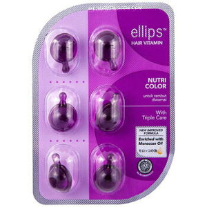 ellips �G���b�v�X �w�A�r�^�~���V�[�g NC(�p�[�v��) 6�� × 6�� �􂢗����Ȃ� �g���[�g�����g �Ԃ̍���