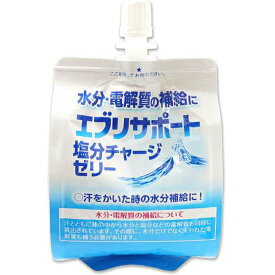 エブリサポート 塩分チャージ ゼリー 180g 水分補給 電解質補給 熱中症対策