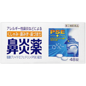 【指定第2類医薬品】鼻炎薬A クニヒロ 48錠 くしゃみ 鼻みず 鼻づまり【指定濫用防止医薬品・大容量】