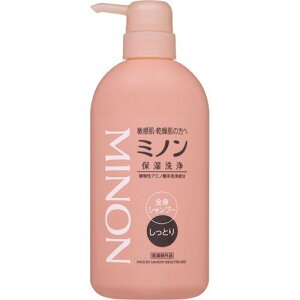 ミノン全身シャンプーしっとりタイプ 450ml MINON ミノン 全身シャンプー しっとり 敏感 乾燥 無着色 微香性