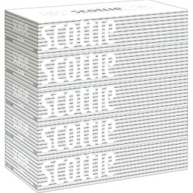 日本製紙クレシア スコッティ ティシュー 200組／箱 （白） 1パック（5箱） × 12個 業務用 大容量