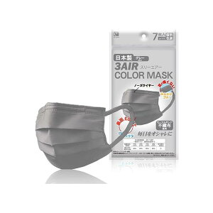 3AIR COLOR MASK 3GA[J[ }XN ӂTCY O[ 7 sDz}XN J[}XN {