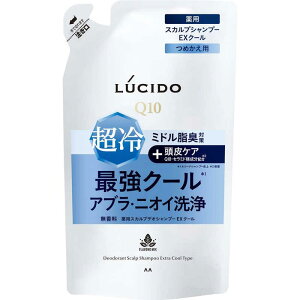 【医薬部外品】薬用スカルプデオシャンプー EXクールタイプ 詰替用 380ml 洗浄 防臭 頭皮ケア