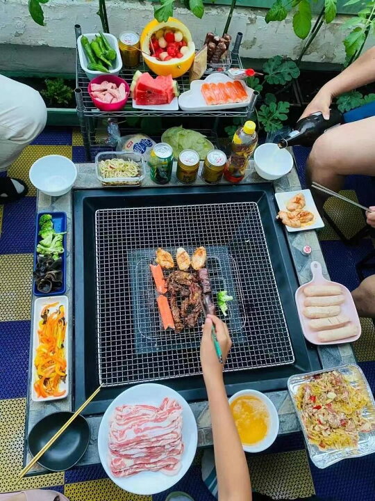 楽天市場】バーベキュー 焚火台 多人用 BBQ 庭 焚火台 家族用 大型 