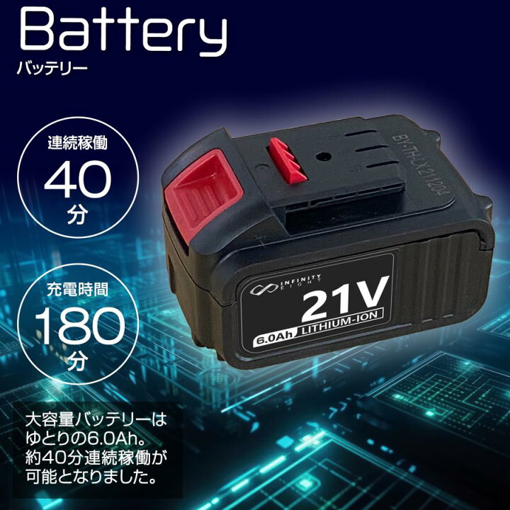 楽天市場】電動インパクトレンチ 2000N・m タイヤ交換 トラック用 21V 