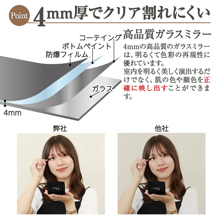 楽天市場】全身鏡 大型 160cmx80cm 鏡 スタンドミラー 姿見鏡 おしゃれ 