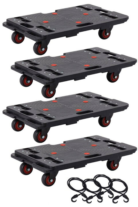 楽天市場】平台車 大型 連結 【4台組】 60×40.5×13cm 耐荷重600kg 