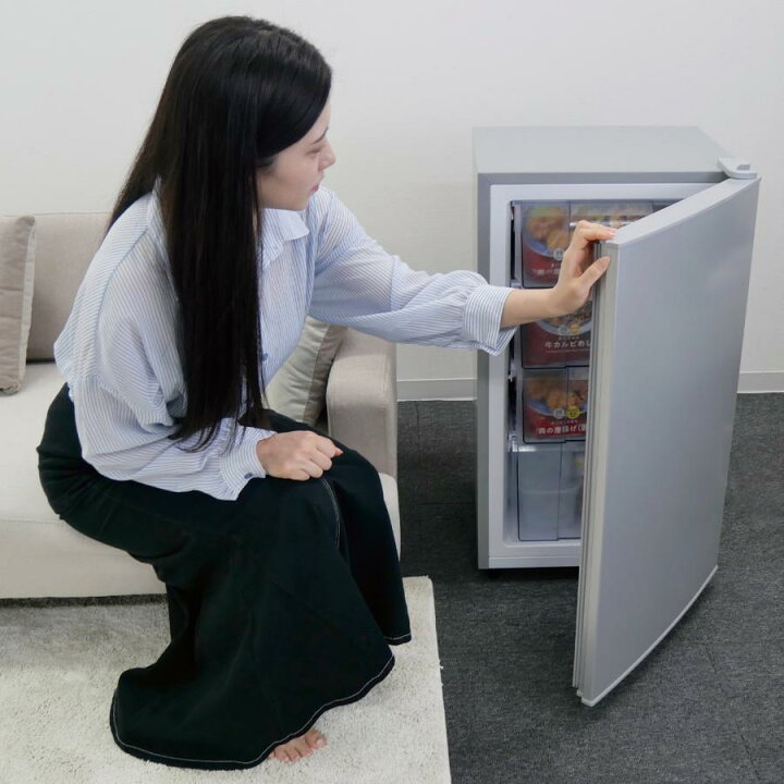 楽天市場】冷凍庫 小型 家庭用 スリム 小型 省エネ 前開き 60L 高さ  