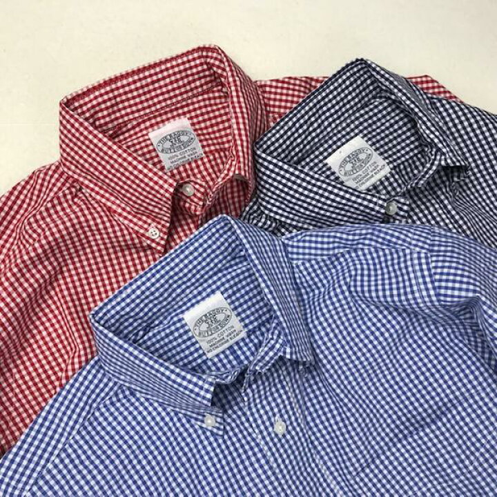 楽天市場 送料無料 Baggy バギー 長袖 ギンガムチェック ブロードクロス ボタンダウンシャツ 長袖シャツ 大きいサイズ Ll 3l 対応 メンズ 男性用 Smtb M インポートショップ メイン