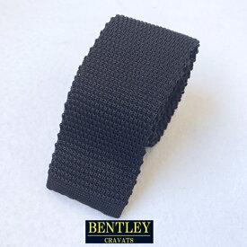 イタリア製 送料無料 BENTLEY CRAVATS【ベントレー クラバッツ】SPECIAL KNIT TIE ニットタイ BLK ネクタイ メンズ(男性用)【smtb-m】