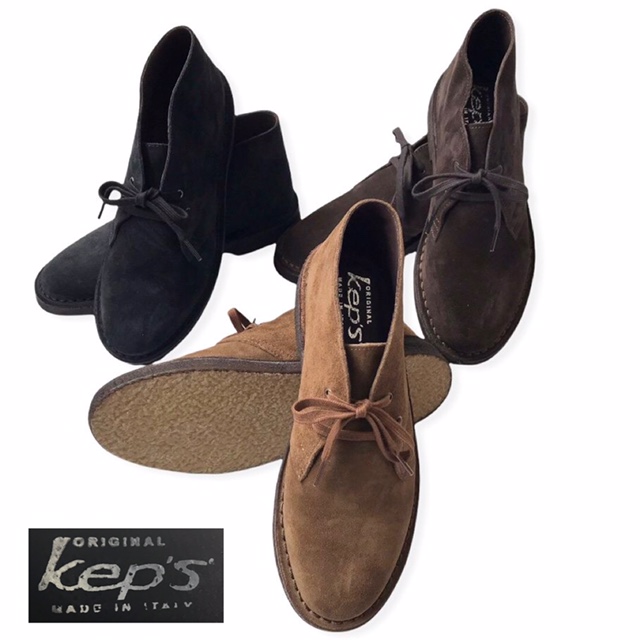 イタリア製 送料無料 KEP'SDESER BOOTS スウェード デザートブーツ 靴 シューズ メンズ(男性用)