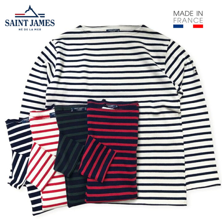 楽天市場】フランス製 送料無料 SAINT JAMES【セントジェームス 
