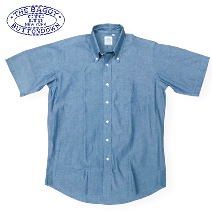 送料無料 BAGGY バギー 2 SN CHAMBRAY B D S S 半袖 シャンブレー ボタンダウンシャツ 半袖シャツ メンズ メンズ 男性用 smtb-m インポートショップ メイン