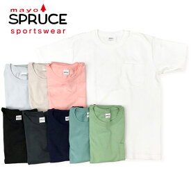 送料無料 MAYO SPRUCE【メイヨー スプルース】PKT TEE S/S 半袖 ヘビーウェイト ポケット Tシャツ メンズ(男性用)【smtb-m】