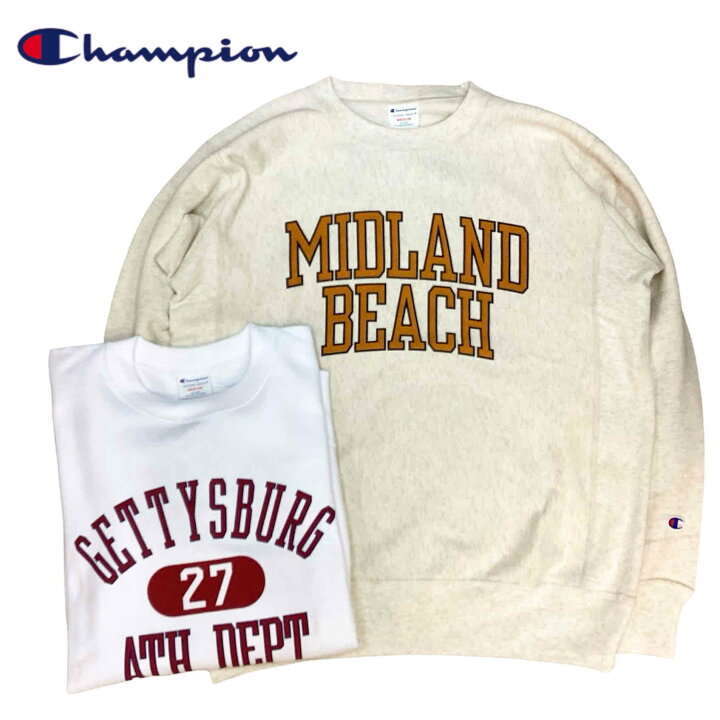 楽天市場】送料無料 CHAMPION【チャンピオン】CREW P-SWEAT プリント 