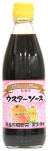ウスターソース 360ml ウスターソース 国産有機野菜 国産有機果実 保存料不使用 調味料(アミノ酸等)不使用 カラメル色素不使用 酵母エキス不使用 調味料 食品 送料無料 光食品