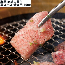 【LINE新規登録で150円OFFクーポン】 群馬 赤城山麓牛 肩ロース焼肉用 500g 【産直・メーカー直送品】