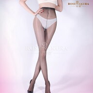 BS218 RoseSakura 光沢 極薄 1デニール 1D ストッキング ハイウエスト 超光沢 パンティストッキング グロ…