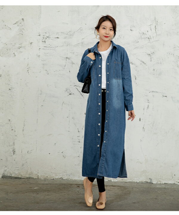 KAPITAL 再構築 デニム ロングコート シャツワンピースとしても S~M