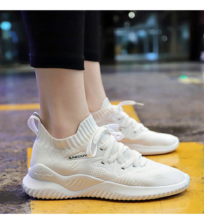 楽天市場 ソックススニーカー 厚底 ソックスシューズ レディース スニーカー ストレッチ スニーカー 靴 歩きやすい 柔らかい 痛くない 黒 スポーティ 大きいサイズ 軽量 通気 厚底 ペア お揃い 男女兼用 ウオーキングシューズ 3cmヒール Maison De Latir