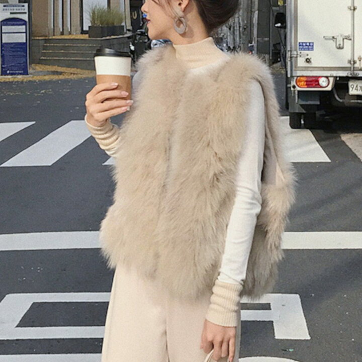 楽天市場】プラスするだけで旬コーデが完成！ファーベスト ベスト 羽織 