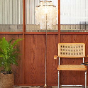 SHELL FLOOR LAMP �V�F�� �t���A�����vLCLP-008SV