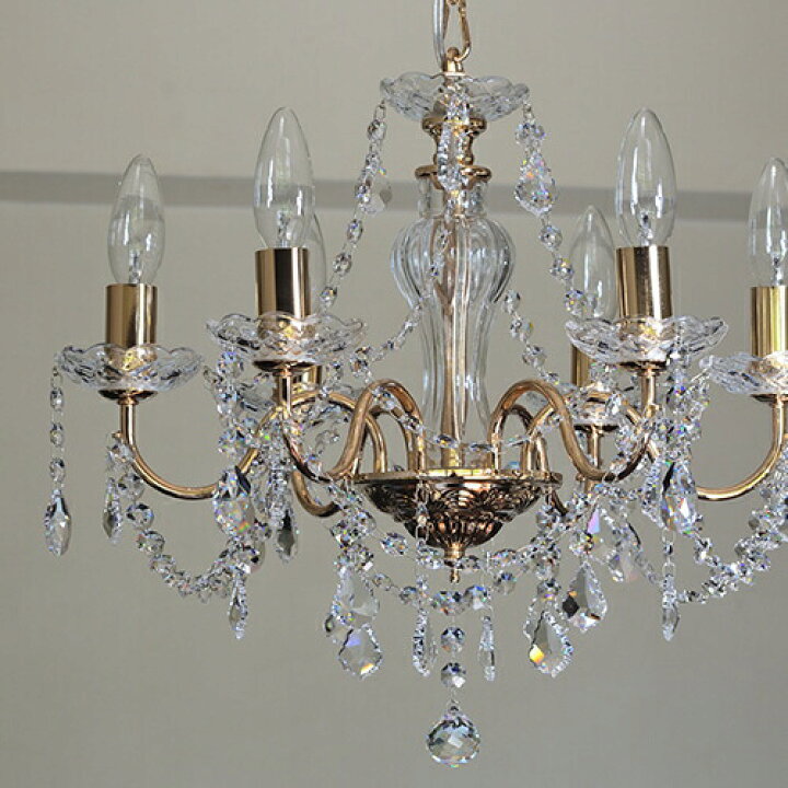 楽天市場】【クラリーチェ】アスフォークリスタル使用 アスフォ-6灯  