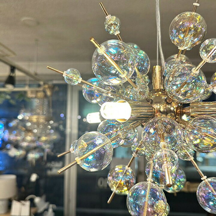 楽天市場】バブルシャンデリア mini 照明 おしゃれ スタイリッシュ  