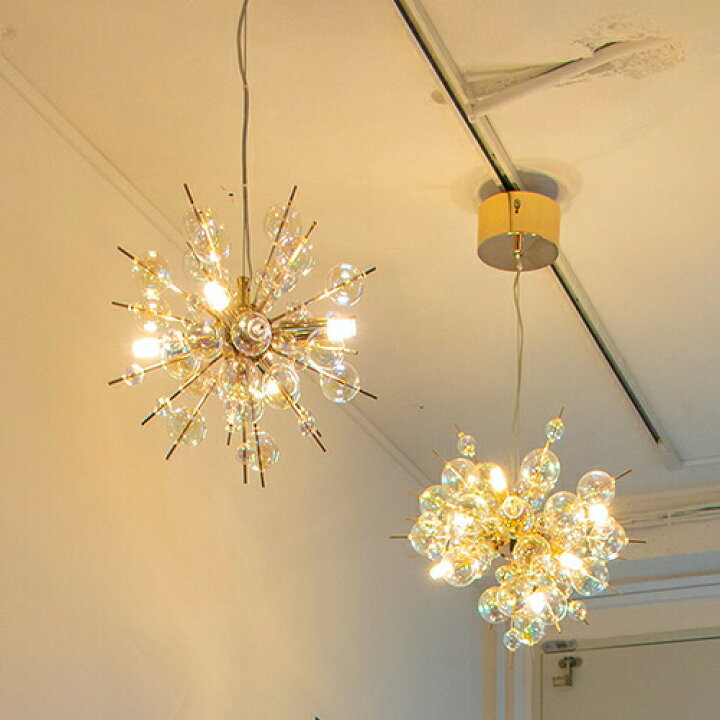 楽天市場】バブルシャンデリア mini 照明 おしゃれ スタイリッシュ  