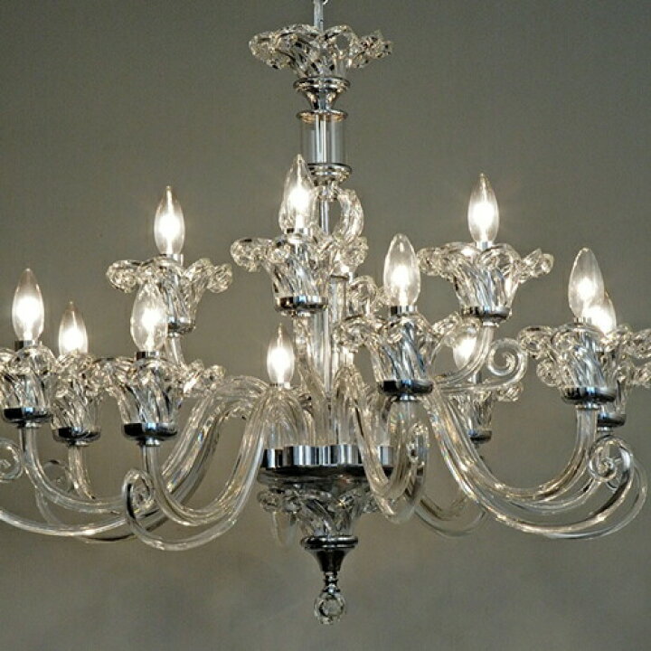 楽天市場】Crystal Chrome 12灯 ボヘミアンクリスタルシャンデリア  