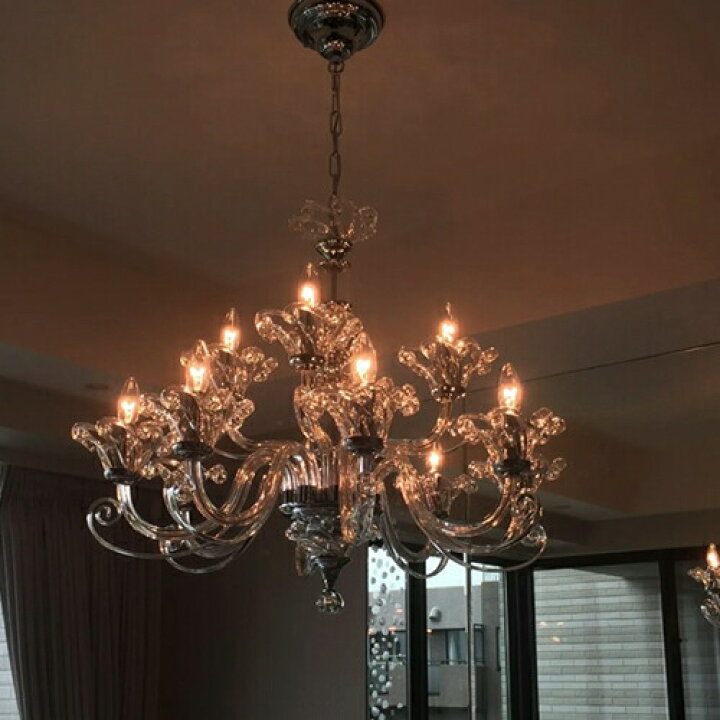 楽天市場】Crystal Chrome 12灯 ボヘミアンクリスタルシャンデリア  